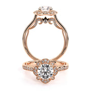 Verragio INSIGNIA 7094 Halo Diamond Engagement Ring 0.45TW (Available in Round, Oval & Princess Cut)