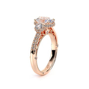 Verragio VENETIAN-5082 3-Stone Stardust Halo Diamond Engagement Ring 0.60TW