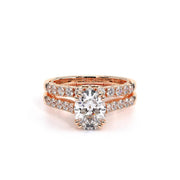 Verragio INSIGNIA 7097 Pave Diamond Engagement Ring 0.45TW (Available in Round, Princess, Oval & Pear Cut)