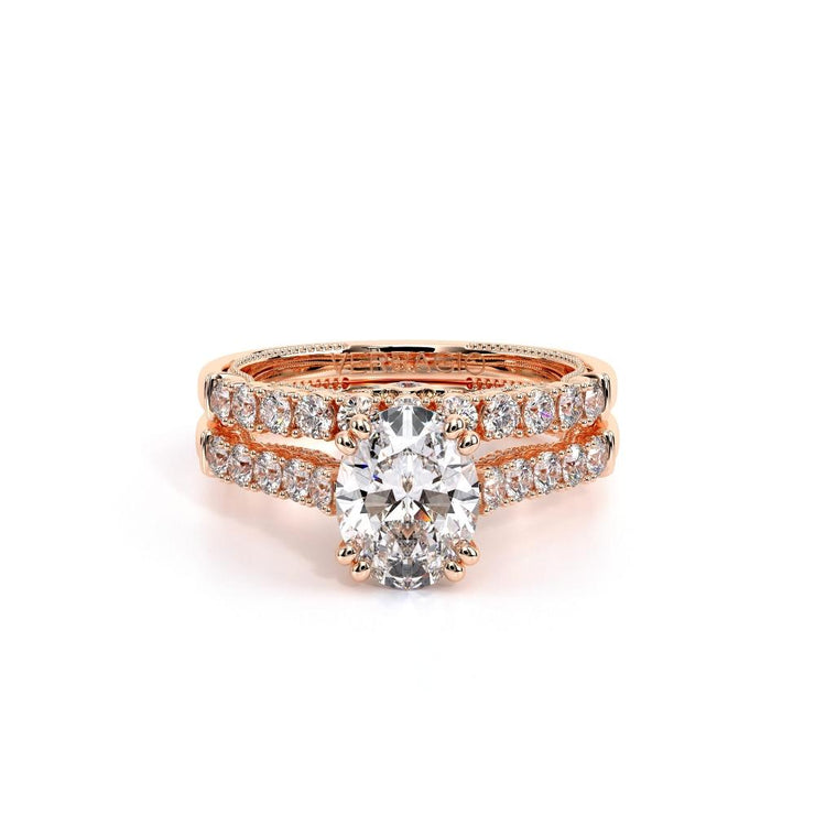 Verragio INSIGNIA 7097 Timeless Pave Diamond Engagement Ring 0.45TW