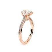 Verragio Renaissance-955-1.7 0.35ctw Round Solitaire Side-Stone Engagement Ring (Oval, Princess or Pear Cut)