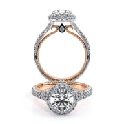 Verragio Couture ENG-0424 0.35ctw Round Halo Split Shank Engagement Ring (Also Available in Princess, Cushion and Oval)