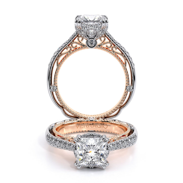 Verragio VENETIAN 5052 Pave Diamond Engagement Ring 0.30TW (Available in Round, Princess and Cushion Cut)