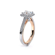 Verragio-Couture ENG-0420 Round Brilliant Single Halo 0.25ctw Engagement Ring (Princess, Oval or Cushion)