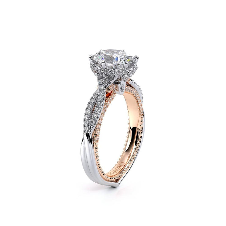 Verragio COUTURE 0451 Pave Diamond Engagement Ring 0.50TW (Available in Round, Princess & Oval Cut)