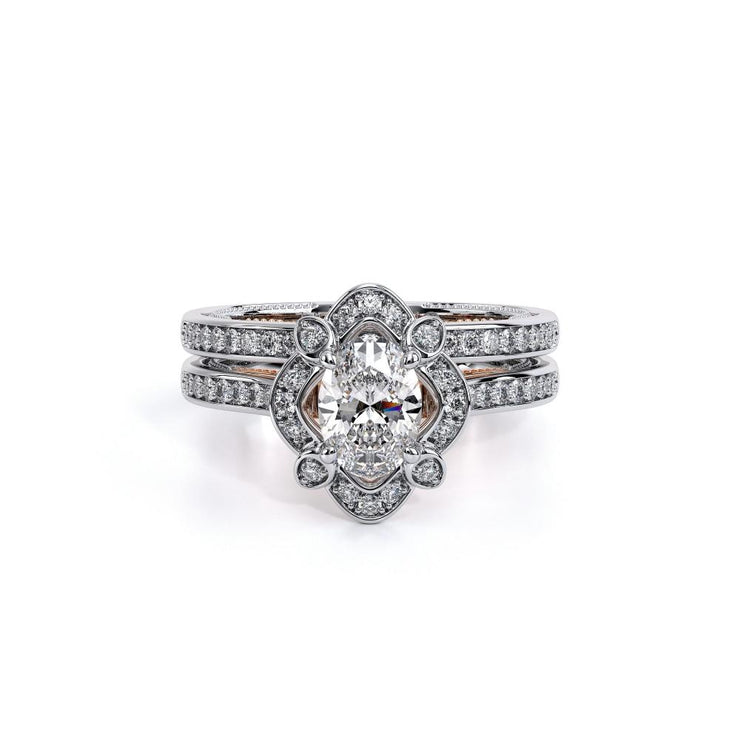 Verragio INSIGNIA 7094 Halo Diamond Engagement Ring 0.45TW (Available in Round, Oval & Princess Cut)
