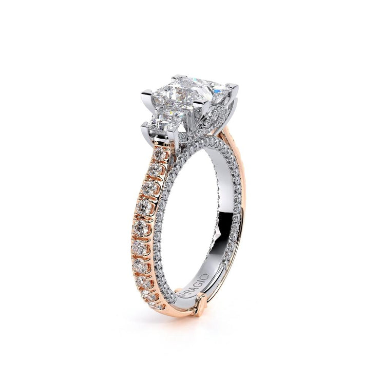 Verragio COUTURE 0479 3-Stone Signature Crest Diamond Engagement Ring 1.50TW