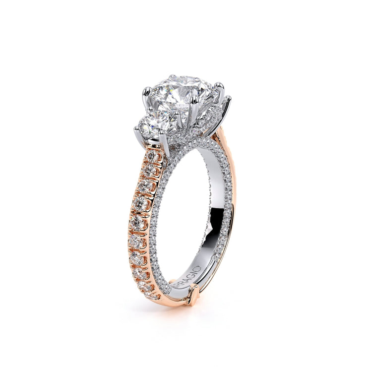 Verragio COUTURE 0479 Three Stone Diamond Engagement Ring 1.50TW (Available in Round, Princess & Oval Cut)
