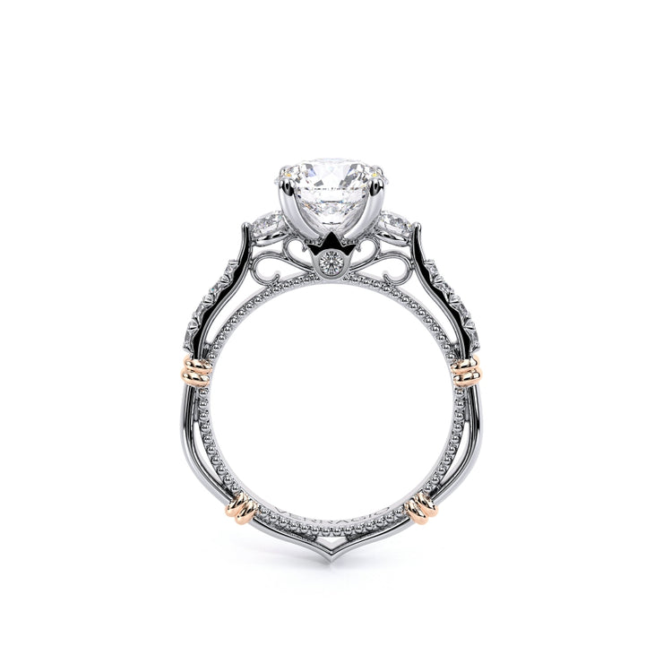 Verragio PARISIAN-124 Three Stone Diamond Engagement Ring 0.40TW (Available in Round, Princess and Oval Cut)