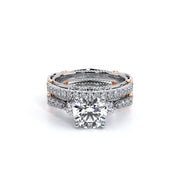 Verragio PARISIAN-124 3-Stone Diamond Engagement Ring 0.40TW (Round, Princess & Oval)