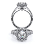 Verragio COUTURE 0426 Blossom Double Floret Halo Engagement ring pave set 0.45TW (Available in Round, Princess & Oval )