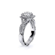 Verragio Venetian-5051 0.40ctw Petal Halo Diamond Engagement Ring (Round or Oval)