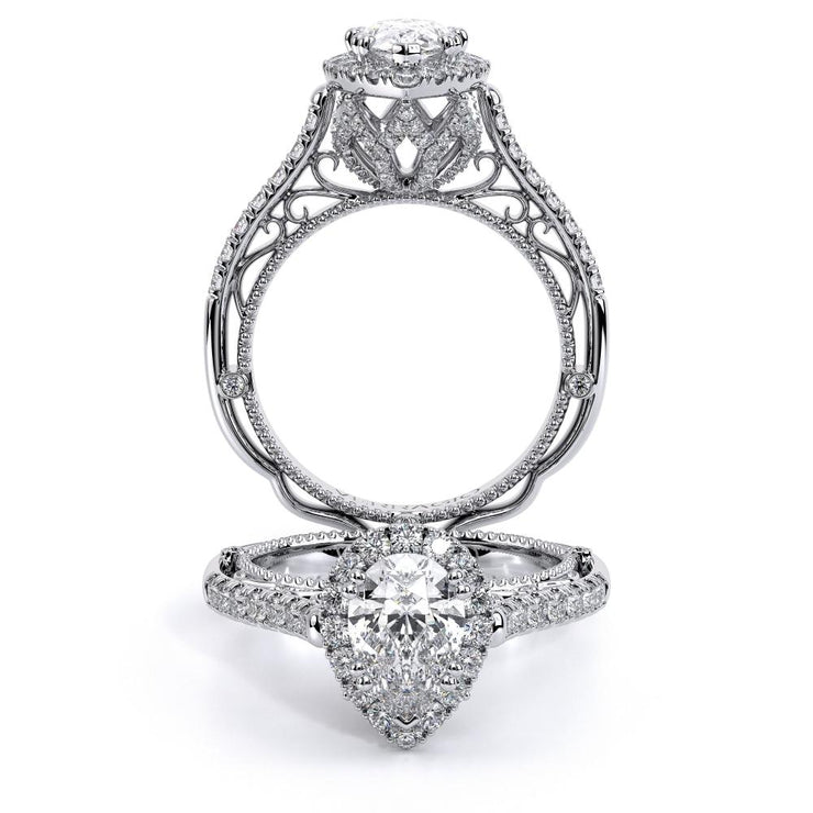 Verragio VENETIAN-5061 Halo  Diamond Engagement Ring 0.55TW (Available in Round, Princess, Oval Cushion & Pear)