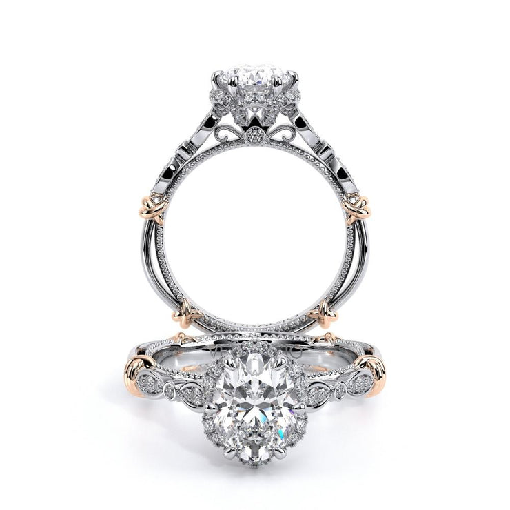 Verragio PARISIAN-141 Halo Diamond Engagement Ring 0.25TW (Round, Princess and Oval Cut)