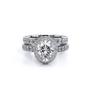 Verragio INSIGNIA 7101 Double Pave Halo Diamond Engagement Ring  0.90TW