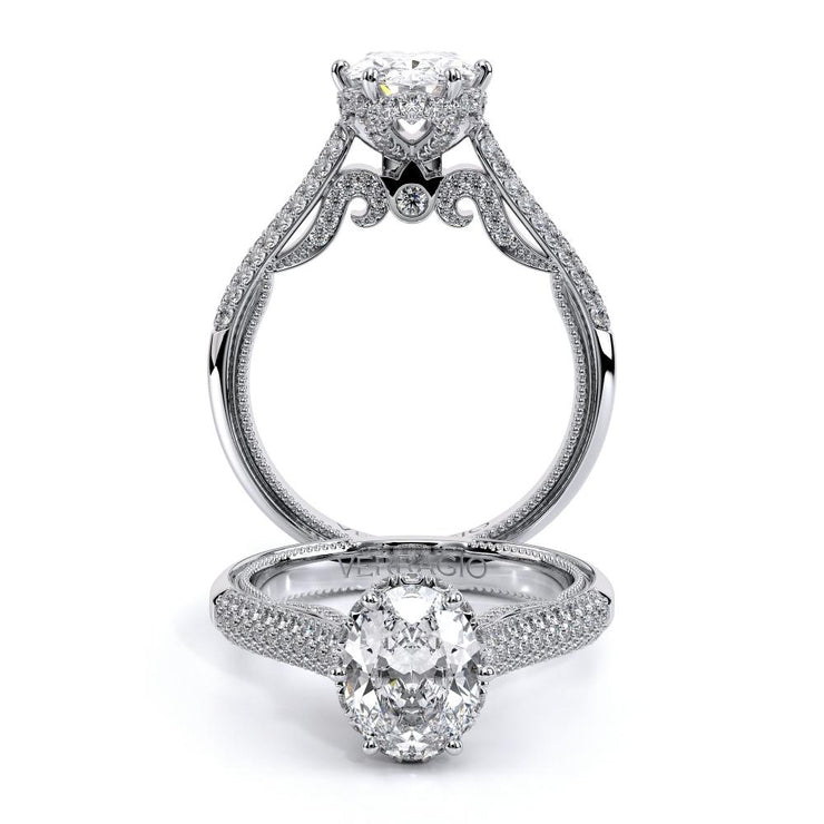 Verragio INSIGNIA 7104 Halo Diamond Engagement Ring  0.50TW