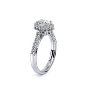 Verragio Renaissance-903 Halo Diamond Engagement Ring 0.50 Ct.(Available in Oval & Pear)