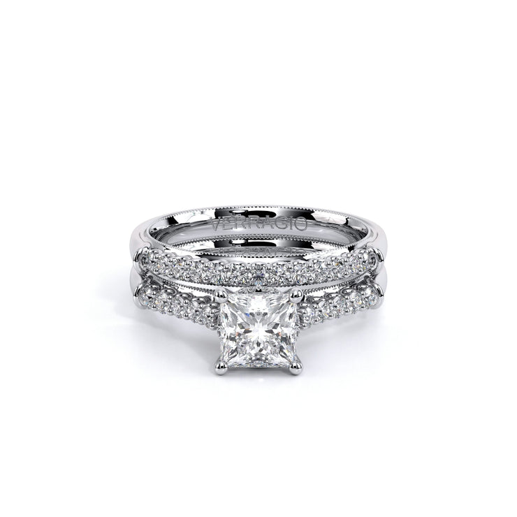 Verragio Renaissance 938 Tiara Princess Cut Diamond Engagement Ring 0.30TW (Also Availabe in Oval)