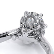 Verragio Renaissance 942OV 1836 Solitaire Oval Cut Diamond Engagement Ring 0.15 Ct.