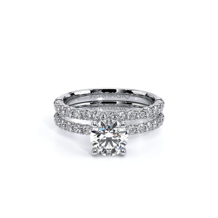 Verragio Renaissance-9501.7 Solitaire Diamond Engagement Ring 0.45TW (Available in Round & Pear Cut)