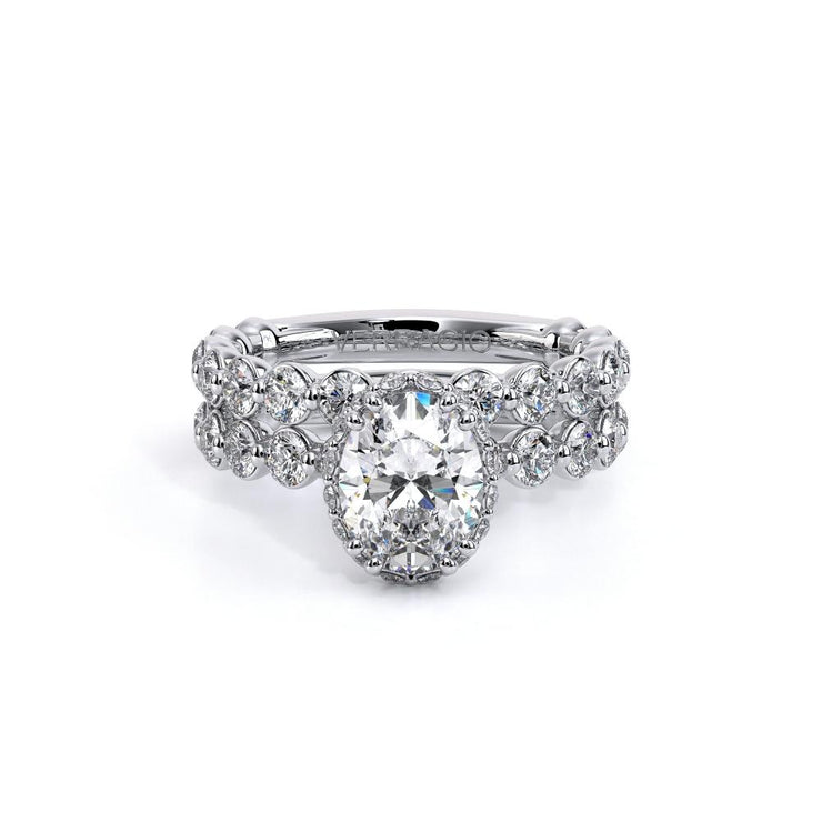 Verragio Renaissance 984-2.5 Halo Diamond Engagement Ring 1.05 Ct. (Available in Round, Oval & Pear Cut)