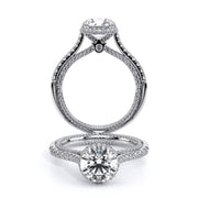 Verragio COUTURE 0459 XD Princess Halo Diamond Engagement Ring 0.50TW