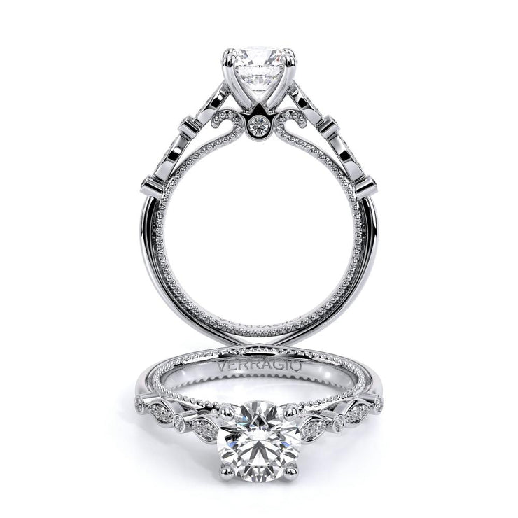 Verragio COUTURE 0476 Diamond Engagement Ring 0.15TW (Available in Round, Princess and Oval Cut)