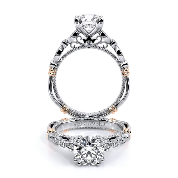 Verragio-14-K-0.15-ctw-Solitaire-with-Bezel-Pave-Shank-diamond-Engagement-Ring-Fame-Diamonds
