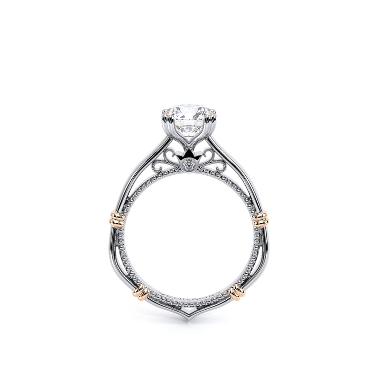 Verragio PARISIAN 120 Solitaire Diamond Engagement Ring 0.05TW (Round, Pear and Oval Cut)