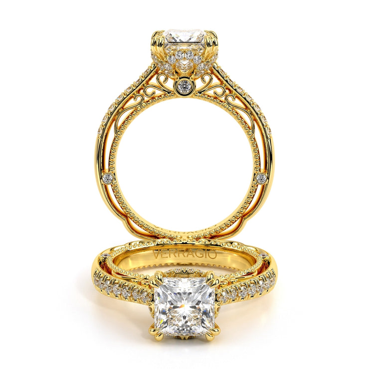 Verragio VENETIAN 5052 Pave Diamond Engagement Ring 0.30TW (Available in Round, Princess and Cushion Cut)