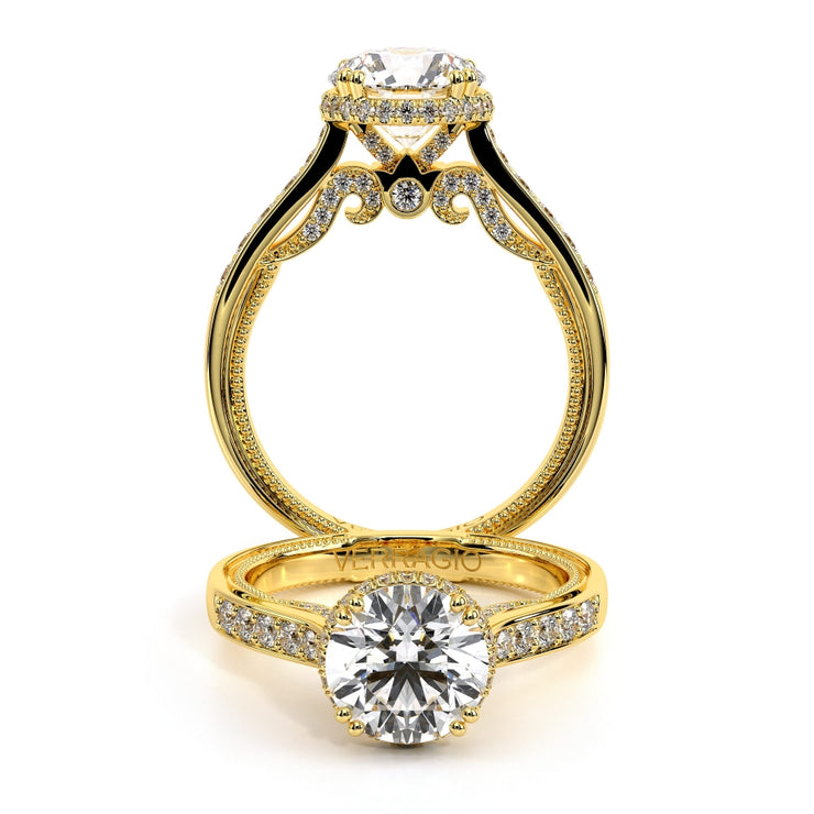 Verragio INSIGNIA 7102 Halo Diamond Engagement Ring 0.45TW (Available in Round, Pear & Oval)