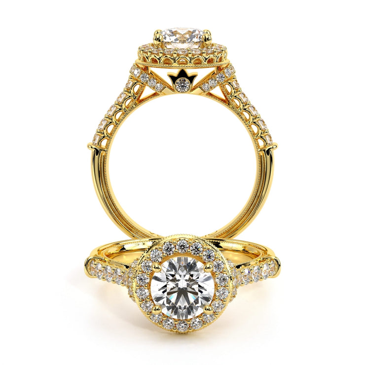Verragio Renaissance 908 Halo Round Cut Diamond Engagement Ring 0.50 Ct. (also available in Oval)