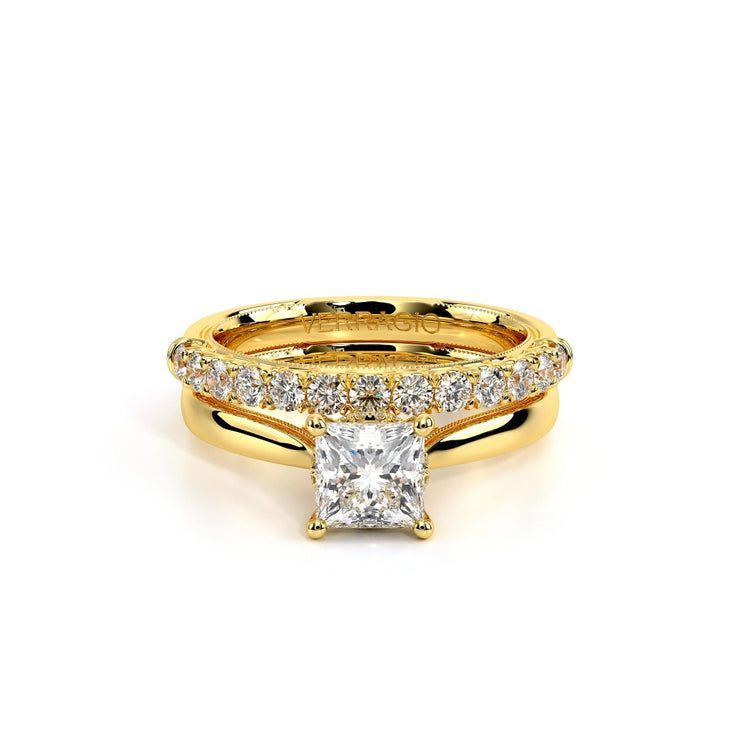 Verragio Renaissance 942 Princess Solitaire Diamond Engagement Ring 0.15 Ct