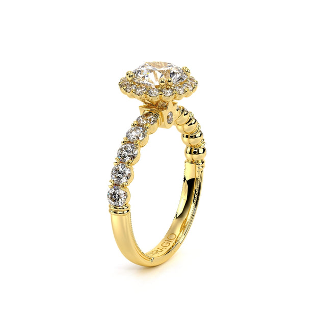 Verragio Renaissance 954-R25 0.95ctw Round Halo Side-Diamond Engagement Ring