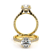 Verragio Renaissance 955R2.4 1531 Solitaire Round Cut Diamond Engagement Ring 0.65TW