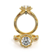 Verragio COUTURE 0466 Blossom Petal Round Halo Floret Diamond Engagement Ring 0.85TW