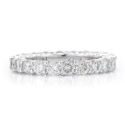 Classic Eternity Band Made In 14K White Gold