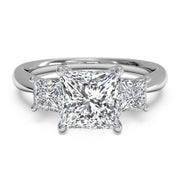 Ritani 1PCZ1237P 18K White Gold 0.38ctw Three Stone Diamond Engagement Fame Diamonds