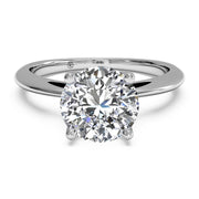 Ritani 1RZ3279 14K White Gold 0.19ctw Solitaire Diamond Wedding Engagement Ring | Fame Diamonds