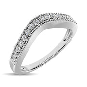 14K White Gold 1/5 Ct.Tw. Diamond Anniversary Band