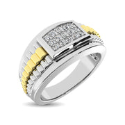 10k-two-tone-1-4-ct-tw-diamond-mens-fashion-ring-fame-diamonds