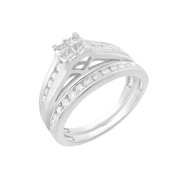 10-K-White-Gold-0.55-ctw-Multi-stones-Engagement-Diamond-Ring-set-Fame-Diamonds