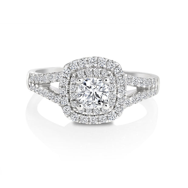 14-k-white-gold-0.93-ctw-canadian-diamond-double-cushion-halo-split-shank-engagement-ring-fame-diamonds