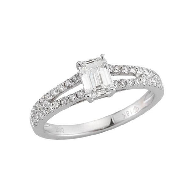 14-K-White-Gold-1-ctw-Emerald-Diamond-Split-shank-Engagement-Ring-Fame-Diamonds
