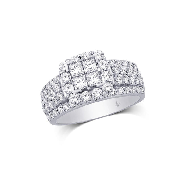 10K-White-Gold-2-ctw-Princess-cut-Round-Multi-stones-Halo-Engagement-Diamond-Ring-Fame-Diamonds