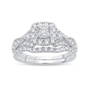 14K 1.00CTW PRINCESS CUT DIAMOND RING