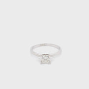 Princess Cut Solitaire Diamond Engagement Ring