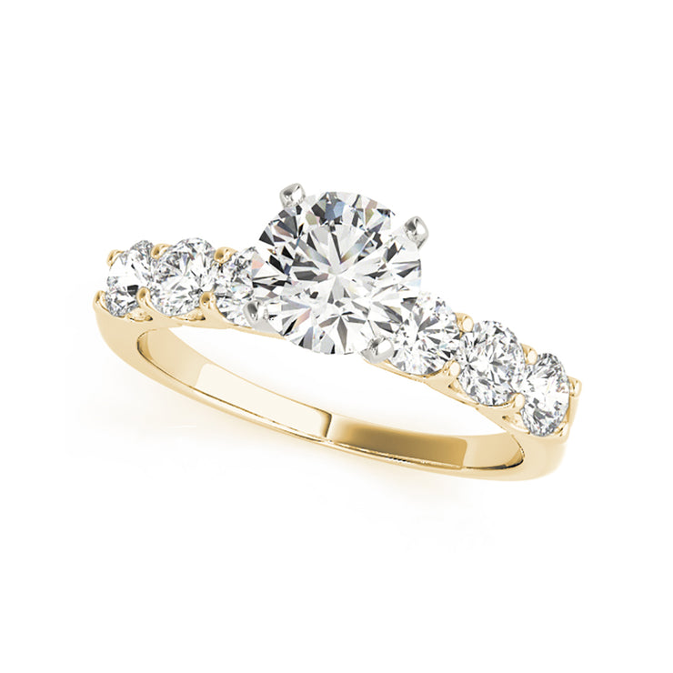 Prong Set Round Diamond Engagement Ring (1.1 CTW)
