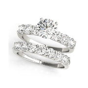 Prong Set Round Diamond Engagement Ring (1.1 CTW)