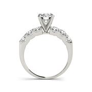 Prong Set Round Diamond Engagement Ring (1.1 CTW)